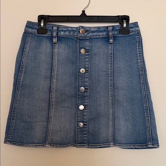 Faded Glory Dresses & Skirts - Faded Glory Denim Button-Front Women's Jean Skirt